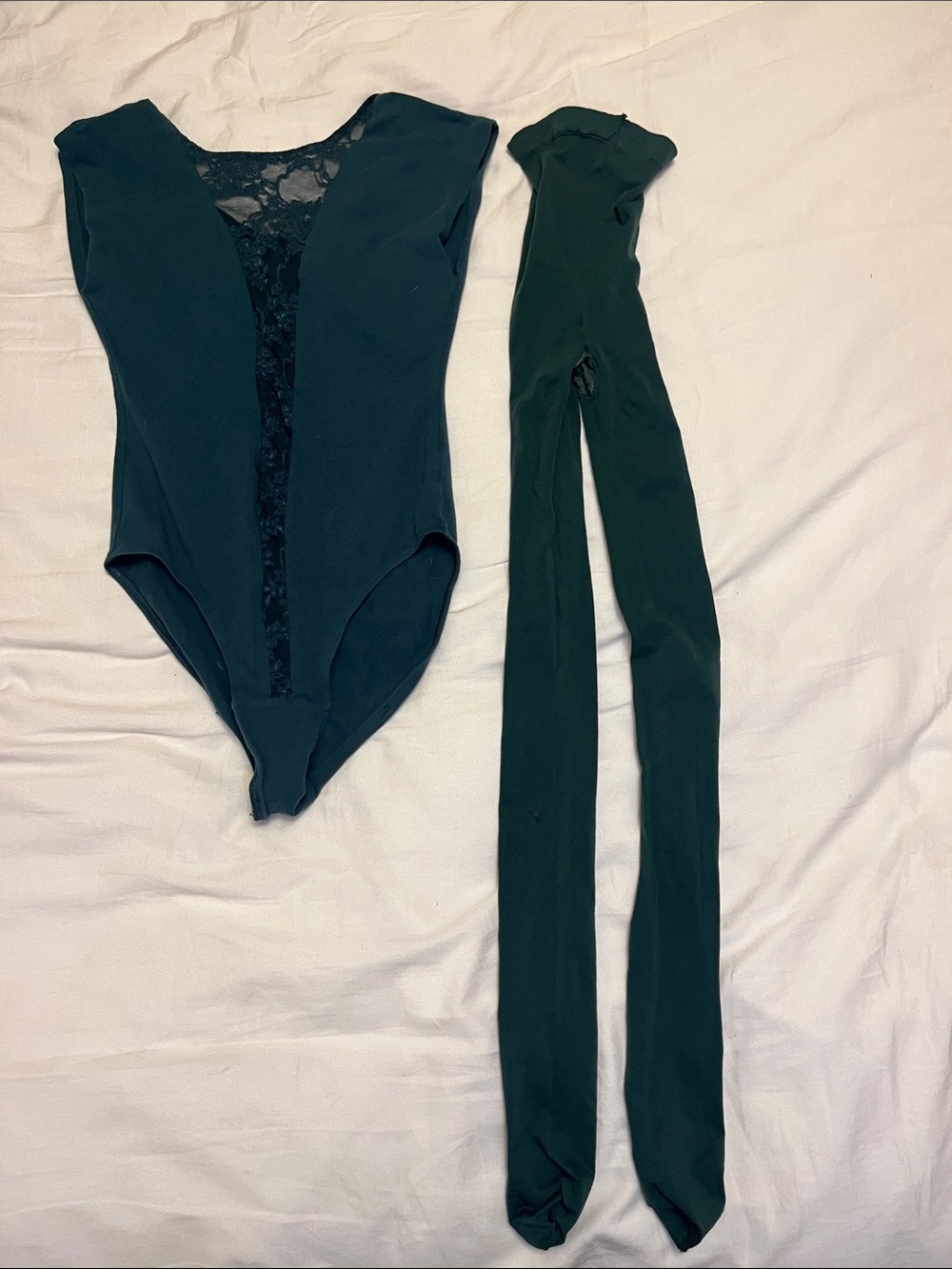 Green Bodysuit & Tights Poison Ivy Halloween Costume